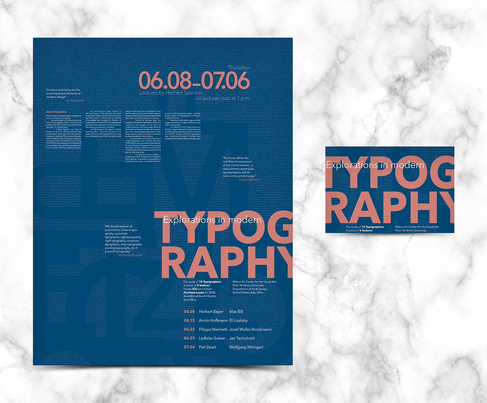 Typography Broadsheet Mockup Two